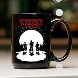 CRAFT MANIACS Stranger Town Demogorgon is HERE 330 ML Designer Tea/Coffee Mug for Lovers of Hawkins Town | Microwave & Dishwasher Safe-picture-21