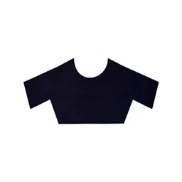 Craft Musium Ethnic Motifs Printed Pure Cotton Saree With Unstitched Blouse Piece image 2