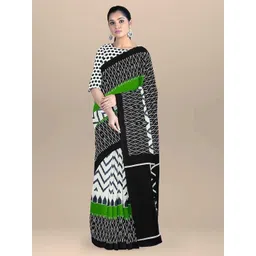 Craft Musium Ethnic Motifs Pure Cotton Saree-picture-29