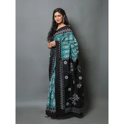 Craft Musium Ethnic Motifs Pure Cotton Saree-picture-35