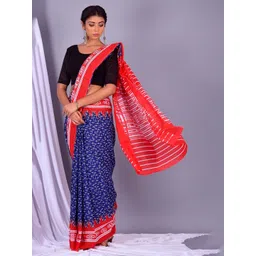 Craft Musium Ethnic Motifs Pure Cotton Saree-picture-24