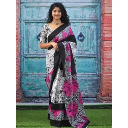 Craft Musium Ethnic Motifs Pure Cotton Saree-picture-11