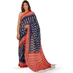 Craft Musium Ethnic Motifs Pure Cotton Saree-picture-22