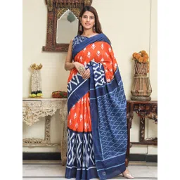 Craft Musium Ethnic Motifs Pure Cotton Saree-picture-28