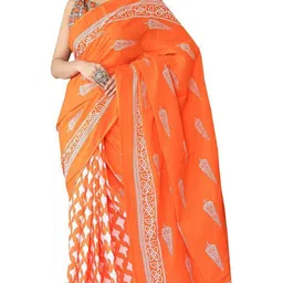 Craft Musium Ethnic Motifs Pure Cotton Saree image 2
