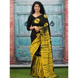 Craft Musium Floral Printed Pure Cotton Saree-picture-28