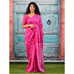 Craft Musium Pure Cotton Bagru Saree-picture-13