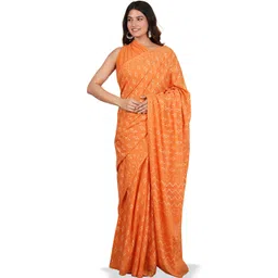 Craft Musium Pure Cotton Block Print Saree-picture-35