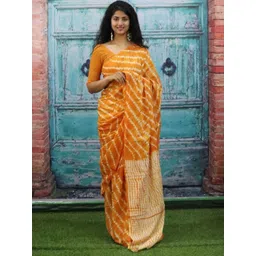 Craft Musium Striped Pure Cotton Saree-picture-18