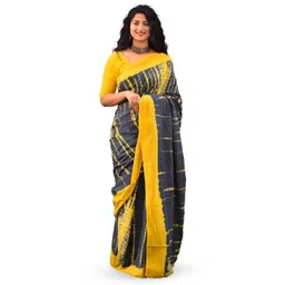 Craft Musium Tie and Dye Pure Cotton Saree-picture-23