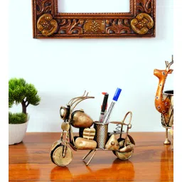 craft tree Bike Gold Iron Pen Stand-picture-27