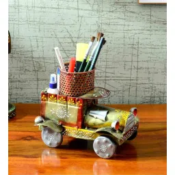 craft tree Decorative Jeep Multicolour Iron Pen Stand-picture-26