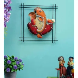 craft tree Zoya Iron Lord Ganesha Wall Art In Multicolour-picture-16
