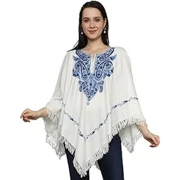 craftbazar Kashmiri Embroidered Cashmillon poncho-picture-47
