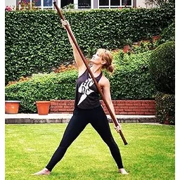 CRAFTCANE Gym Bamboo Cane Stick for Weight Loss,Strength Training Bars,Stick for Exercise,Gatka Bo Staff 6 Feet (flexible)-picture-32