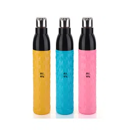 Craftlayout Pink & Blue Set of 2 Plastic Printed Single Wall Vacuum Water Bottle-picture-28