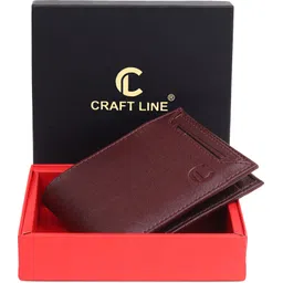 craftline Men Casual Brown Artificial Leather RFID Wallet-picture-11