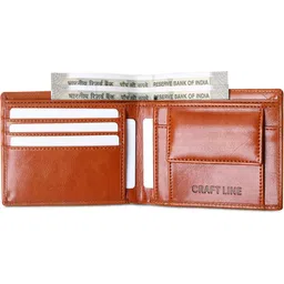 craftline Men Casual Khaki Artificial Leather RFID Wallet-picture-24