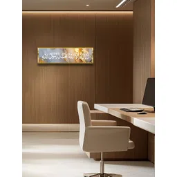 Craftnest creations Grey & Brown Hasbiyallahu Islamic Religious Wall Painting-picture-27