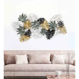 craftter White And Gold Metallic Wall Art-picture-16