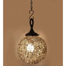 craftter Wired Silver Metal Pendant Hanging Light-picture-25