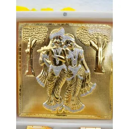 CraftVatika Gold Toned Brass Religious Idol Decorative Showpiece-picture-20