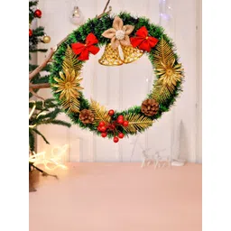 CraftVatika Green Christmas Wreath Festive Decor-picture-18