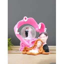 CraftVatika Pink and Black Small Figurine Showpiece-picture-22