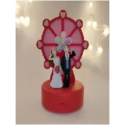 CraftVatika Red & White Couple Miniature Figurine Showpiece-picture-23