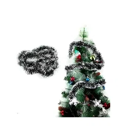 CraftVatika Set of 3 Green Snow Garland for Christmas Tree Decoration Ornaments-picture-12