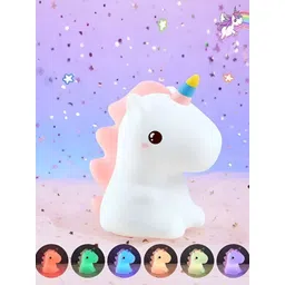 CraftVatika White Acrylic Abstract Shaped Table Lamp-picture-23