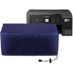 Cranique Dust Proof Nylon printer Cover For Epson EcoTank L3260 InkTank Printer - Blue Printer Cover-image-2
