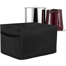 Cranique Dust Proof Water-Resistant Wet Grinder Cover for Table Top 2 Litre Bajaj WX1 | Bajaj WX 3 - Black-picture-10