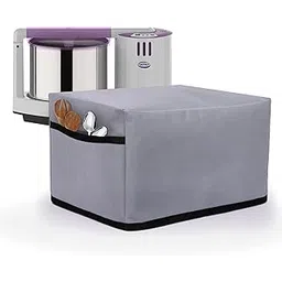 Crasome Dust Proof Water Resistant Kitchen Wet Grinder Cover for 2 Litre Table Top Ultra Grind+ Gold - Grey-picture-15