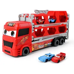 cravingkart Big Hauler Transport Truck Toy for Kids with 2 Race Tracks & 2 Pcs Die-Cast Cars-picture-24