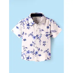 CrayonFlakes Boys Floral Opaque Printed Casual Shirt-picture-25