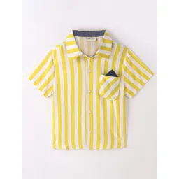 CrayonFlakes Boys Striped Casual Shirt-picture-34