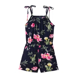 CrayonFlakes Girls Floral Printed Jumpsuit-picture-11