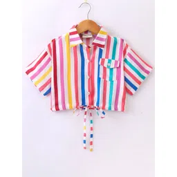 CrayonFlakes Print Shirt Style Top-picture-27
