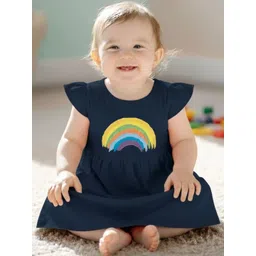 CRAZE N STITCH Print Puff Sleeve Ruffled Fit & Flare Dress-picture-20