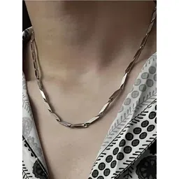Crazy Fashion Unisex Silver-Plated Chain-picture-21