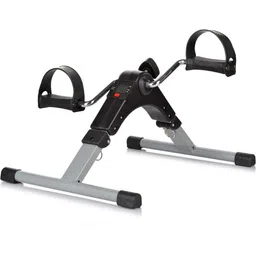 crazyabbs Mini Cycle Pedal Exerciser with Adjustable Resistance and Digital Display Folding Bike Exercise Bike-picture-11