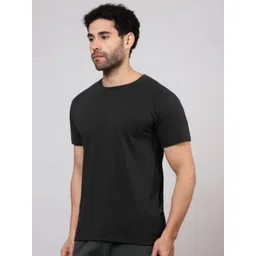 Crazybee Tshirt Men Solid Round Neck Cotton T-shirt-picture-37