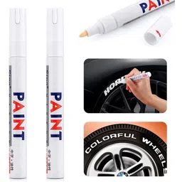 2 Permanent paint marker can write on Tyre,Metal,Glass,Wood,Plastic any surface-image-42