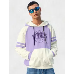 Crazymonk Men Printed Hooded Sweatshirt-picture-29
