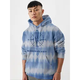 Crazymonk Men Printed Hooded Sweatshirt-picture-24