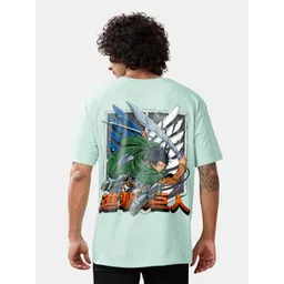 Crazymonk Unisex Anime Levi Ackerman Printed Oversized Cotton T-shirt-picture-13