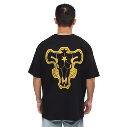 Crazymonk Unisex Clover Anime Printed Cotton Oversized T-shirt-picture-27