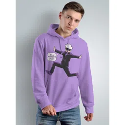 Crazymonk Unisex I Will Murder You Anime Printed Hooded Cotton Sweatshirt-picture-18