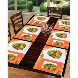 cread craft Set of 6 Graphic Print Placemats-picture-43